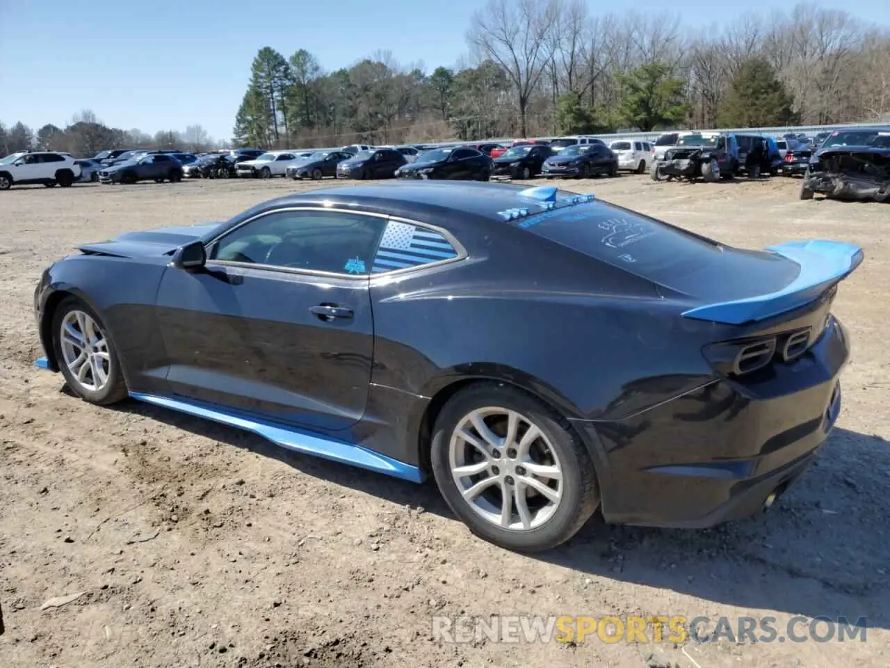 2 Photograph of a damaged car 1G1FB1RX3K0137858 CHEVROLET CAMARO 2019