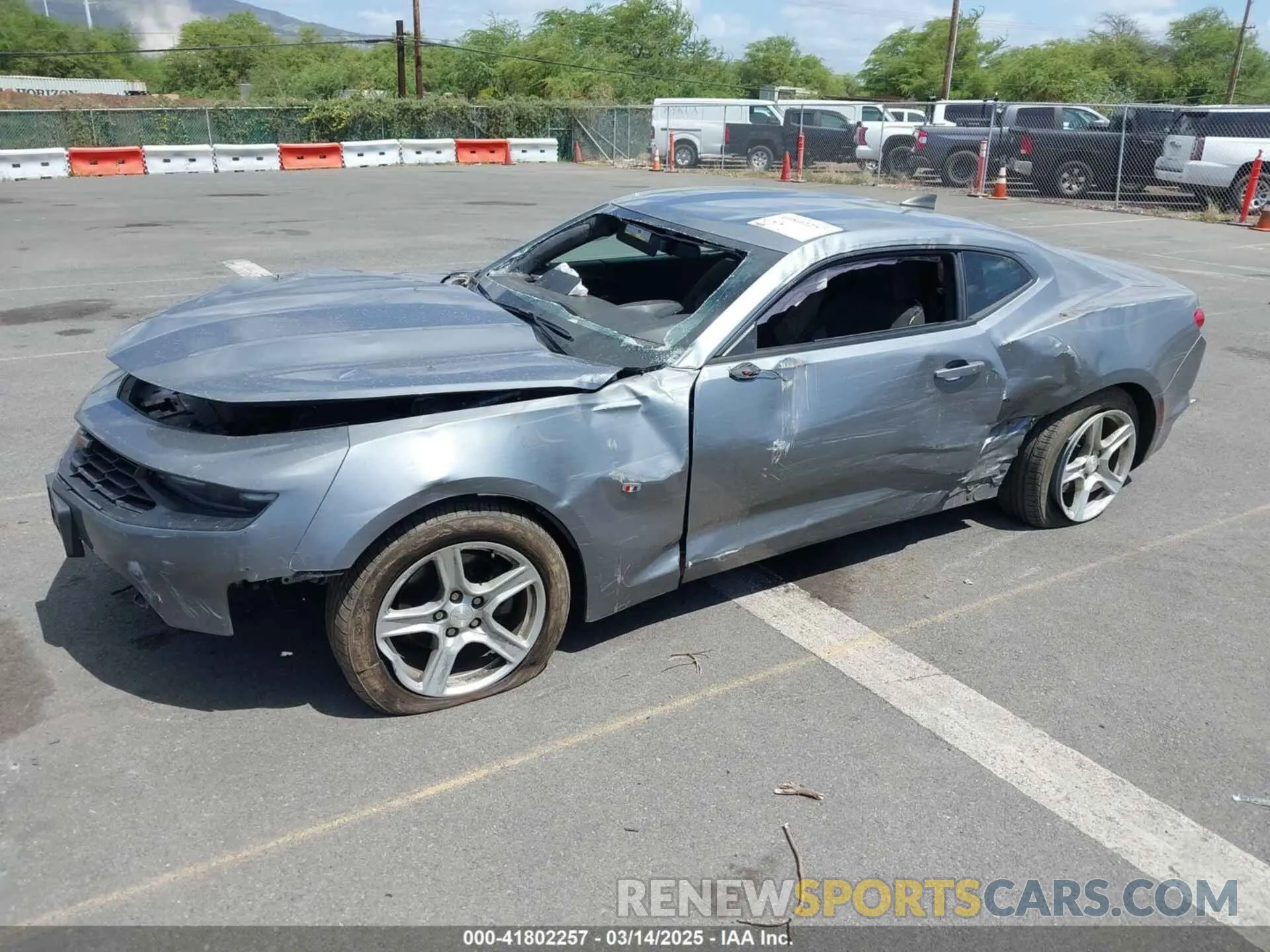 2 Photograph of a damaged car 1G1FB1RX4K0122379 CHEVROLET CAMARO 2019