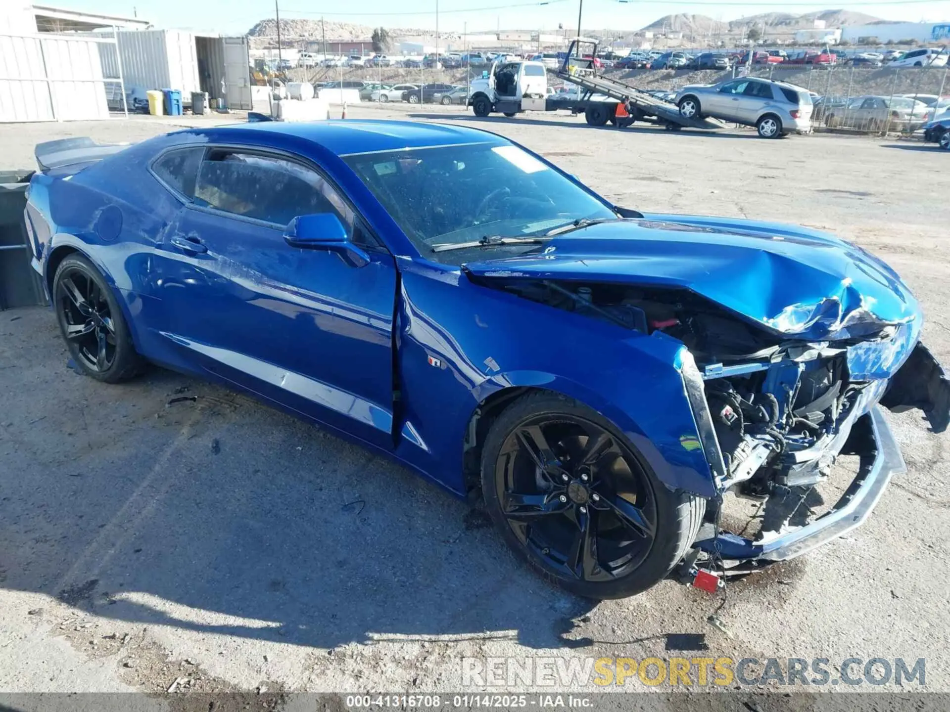1 Photograph of a damaged car 1G1FB1RX4K0124889 CHEVROLET CAMARO 2019
