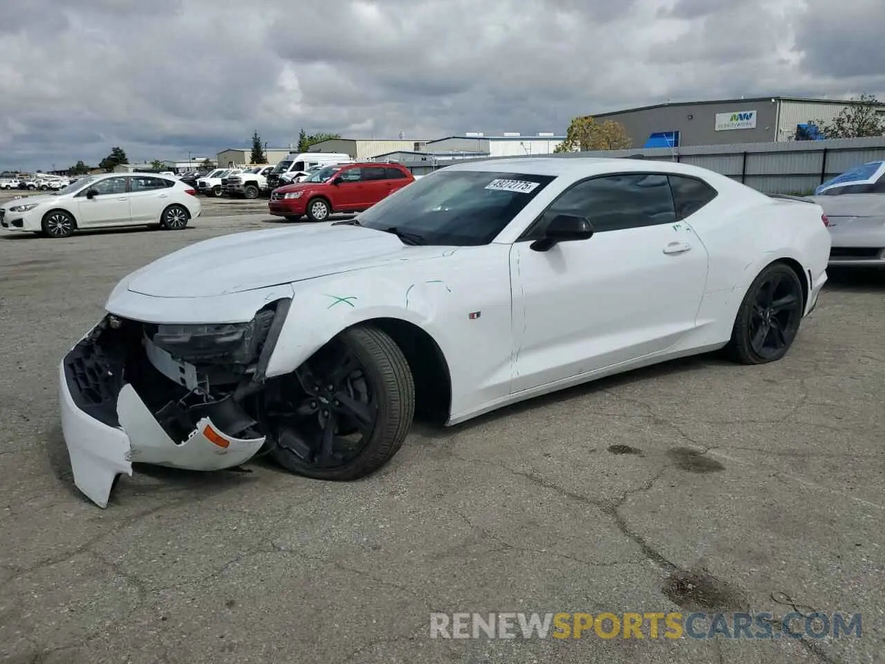 1 Photograph of a damaged car 1G1FB1RX4K0158430 CHEVROLET CAMARO 2019