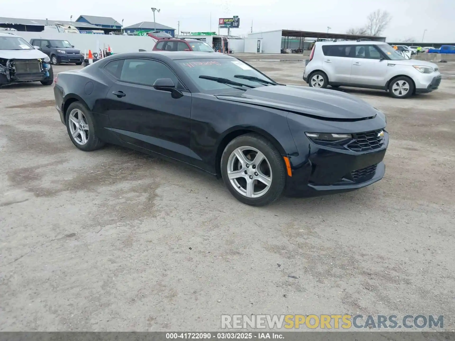 1 Photograph of a damaged car 1G1FB1RX5K0119622 CHEVROLET CAMARO 2019