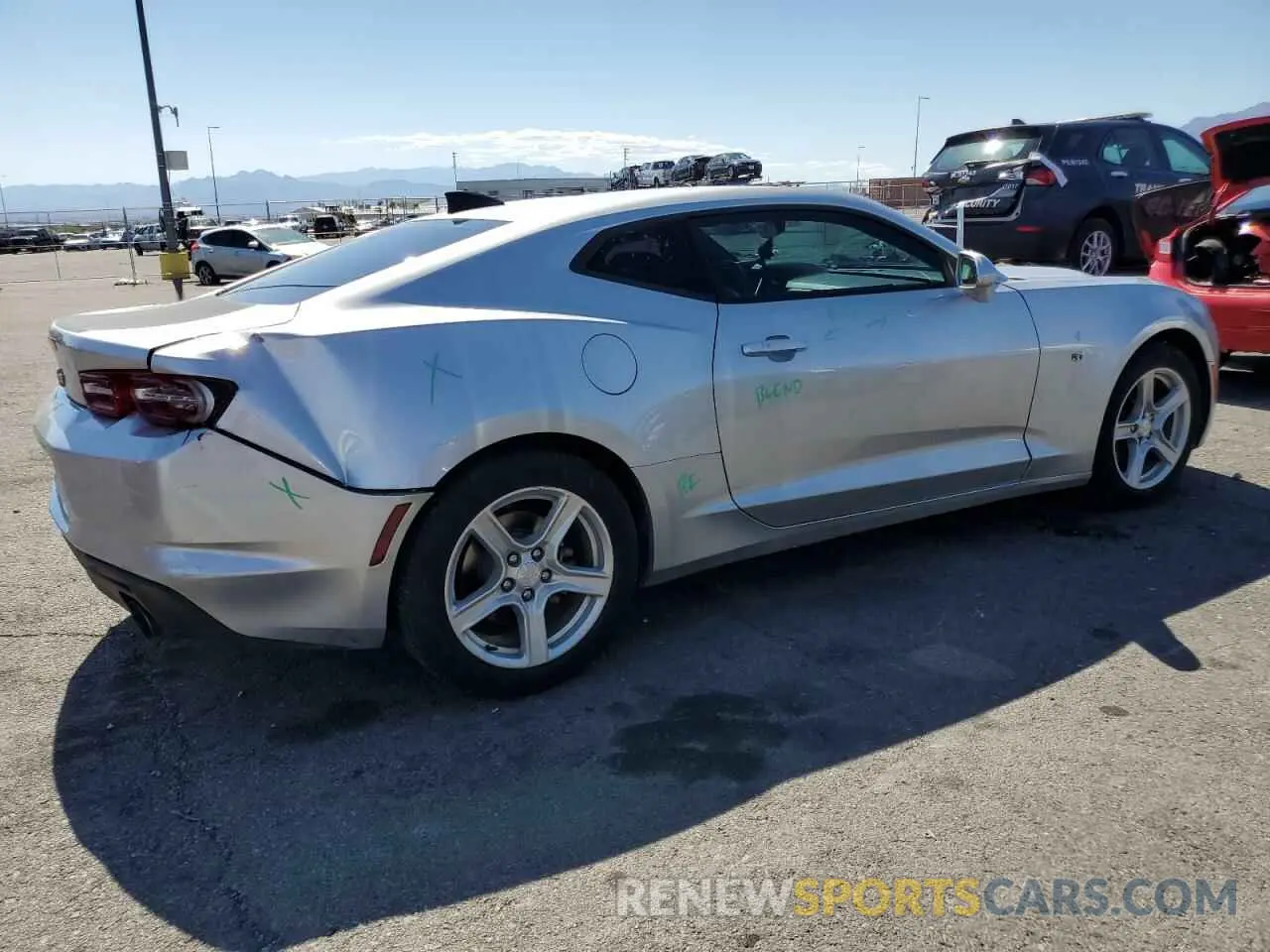 3 Photograph of a damaged car 1G1FB1RX5K0134363 CHEVROLET CAMARO 2019