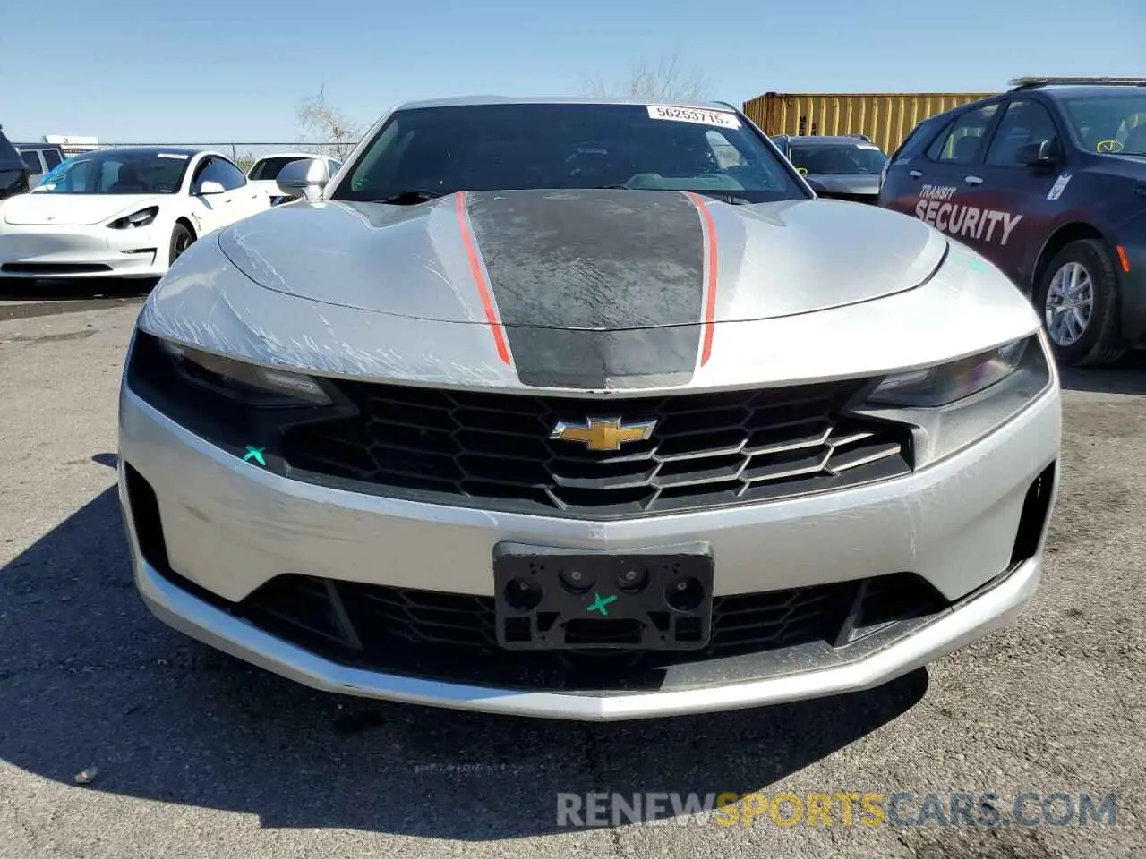 5 Photograph of a damaged car 1G1FB1RX5K0134363 CHEVROLET CAMARO 2019
