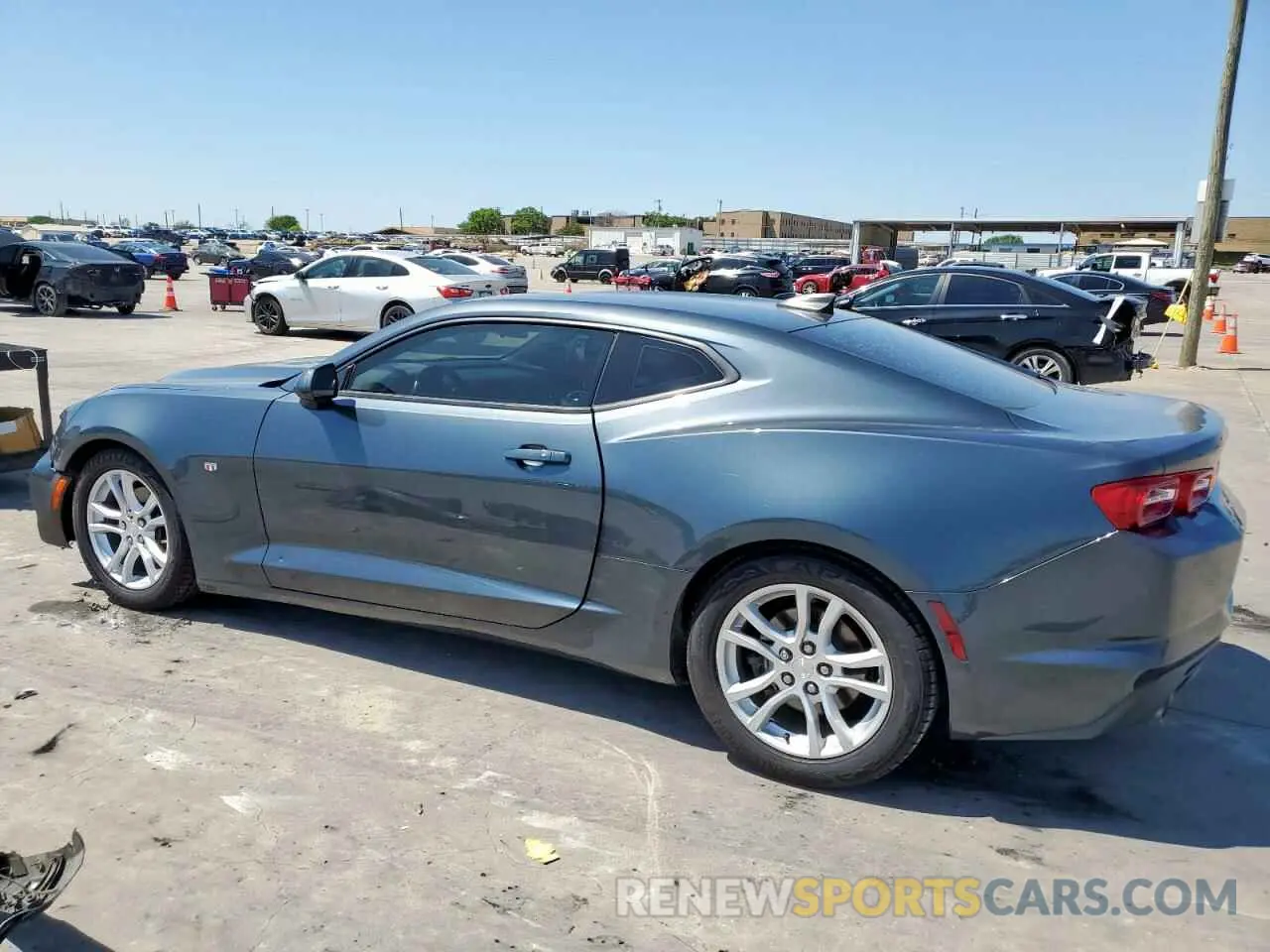 2 Photograph of a damaged car 1G1FB1RX5K0136257 CHEVROLET CAMARO 2019
