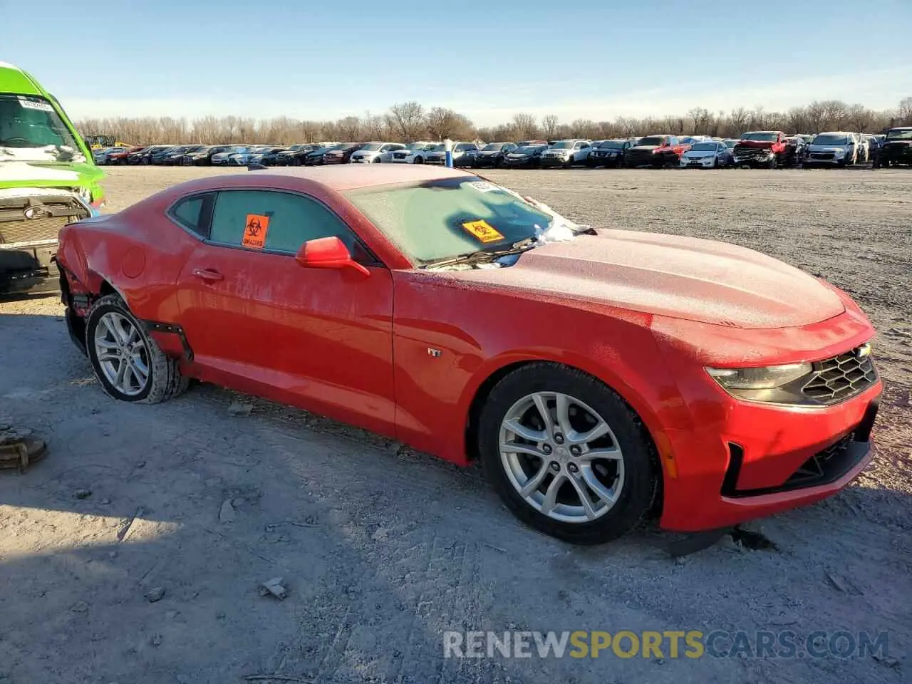 4 Photograph of a damaged car 1G1FB1RX5K0151762 CHEVROLET CAMARO 2019