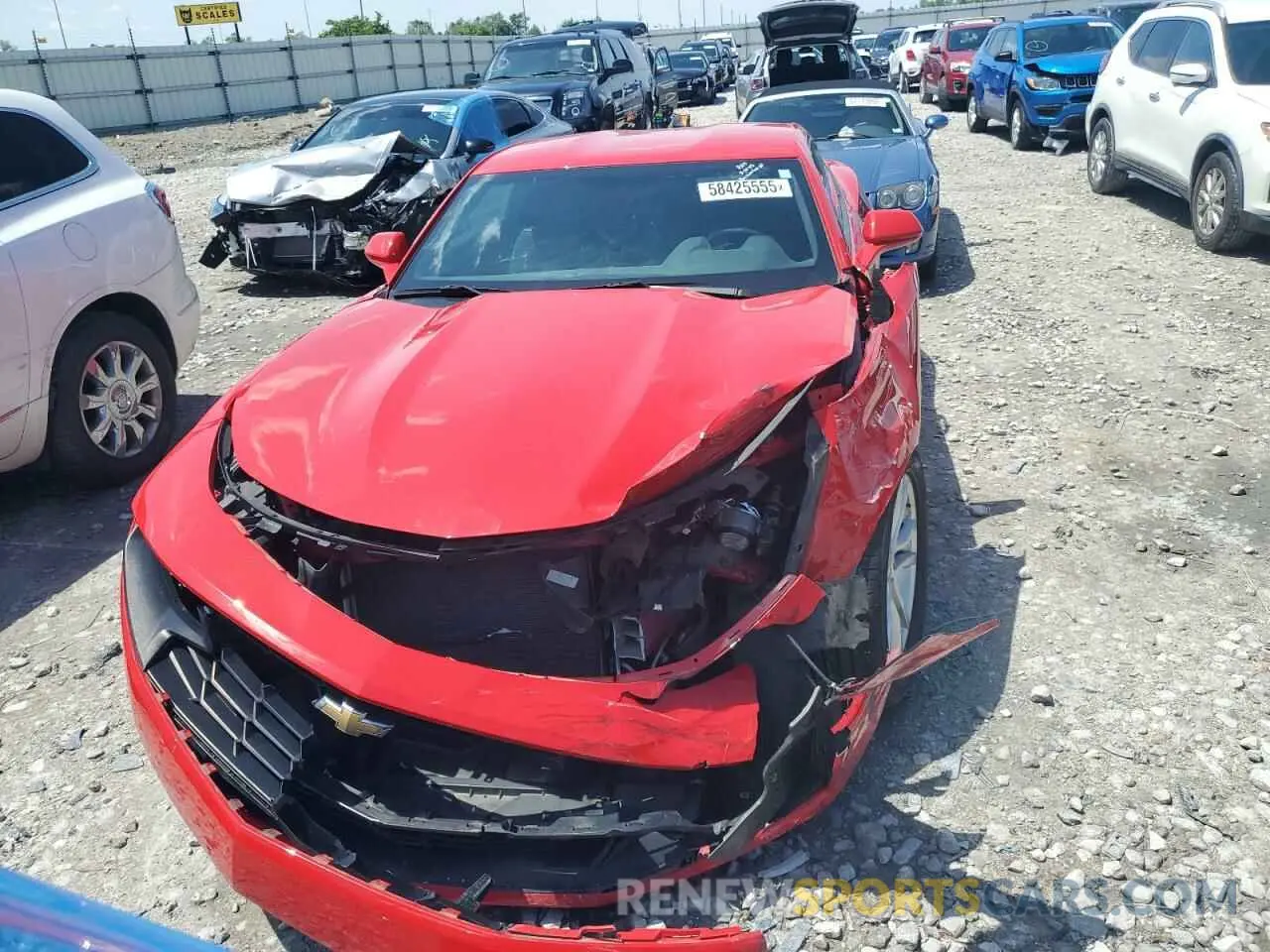 5 Photograph of a damaged car 1G1FB1RX5K0157092 CHEVROLET CAMARO 2019