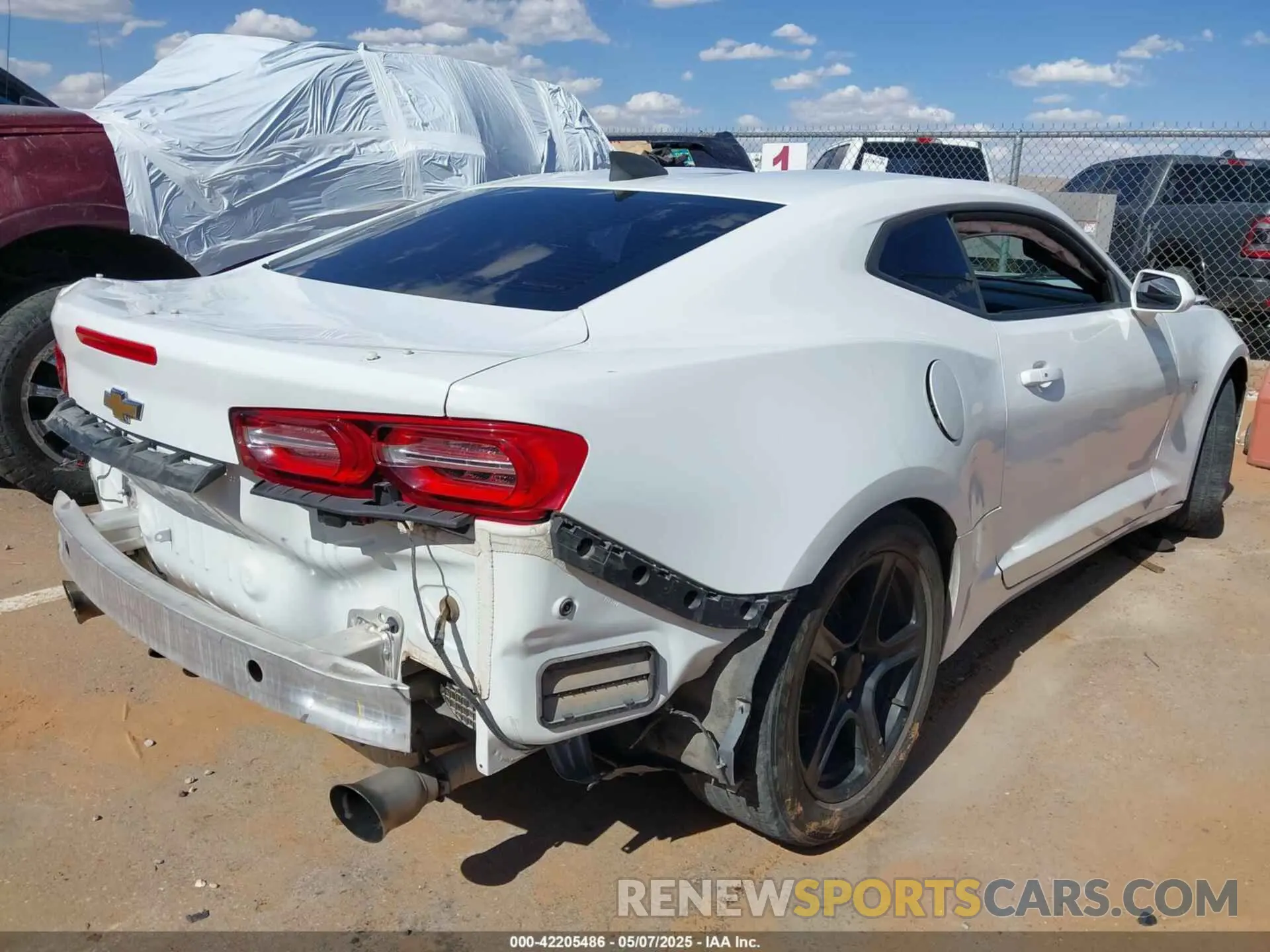 6 Photograph of a damaged car 1G1FB1RX6K0103641 CHEVROLET CAMARO 2019