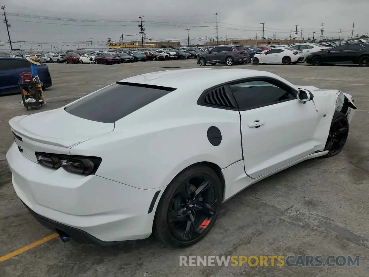3 Photograph of a damaged car 1G1FB1RX6K0122447 CHEVROLET CAMARO 2019