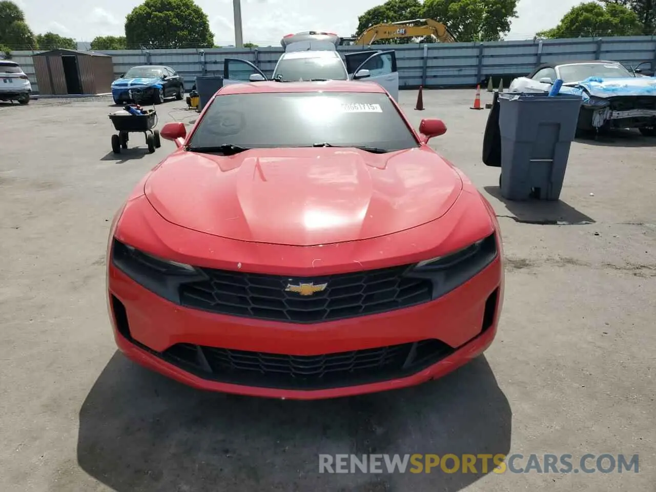 5 Photograph of a damaged car 1G1FB1RX7K0120982 CHEVROLET CAMARO 2019