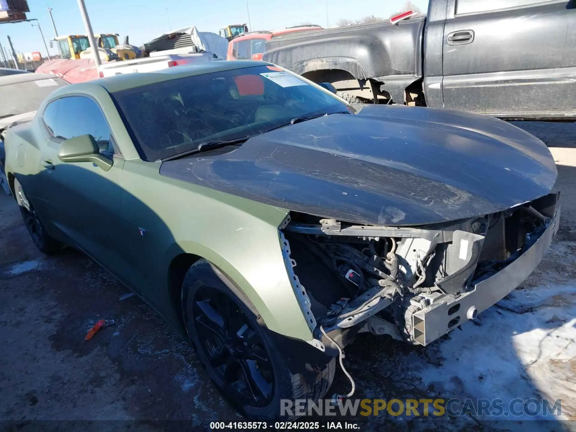 1 Photograph of a damaged car 1G1FB1RX7K0132565 CHEVROLET CAMARO 2019