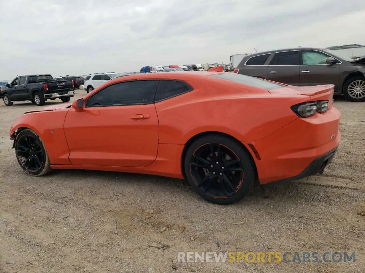 2 Photograph of a damaged car 1G1FB1RX7K0136230 CHEVROLET CAMARO 2019