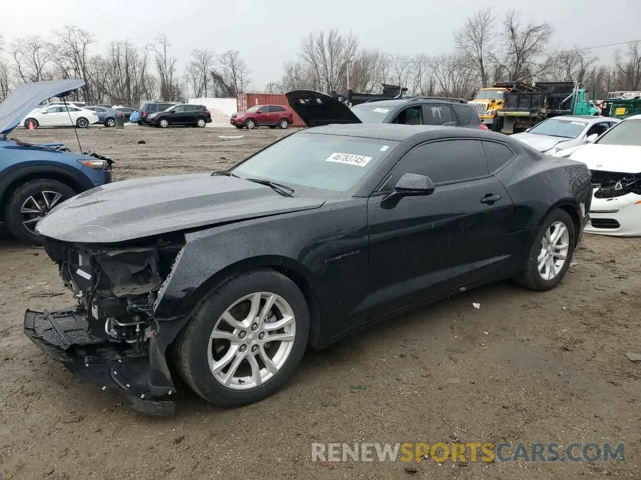 1 Photograph of a damaged car 1G1FB1RXXK0135797 CHEVROLET CAMARO 2019