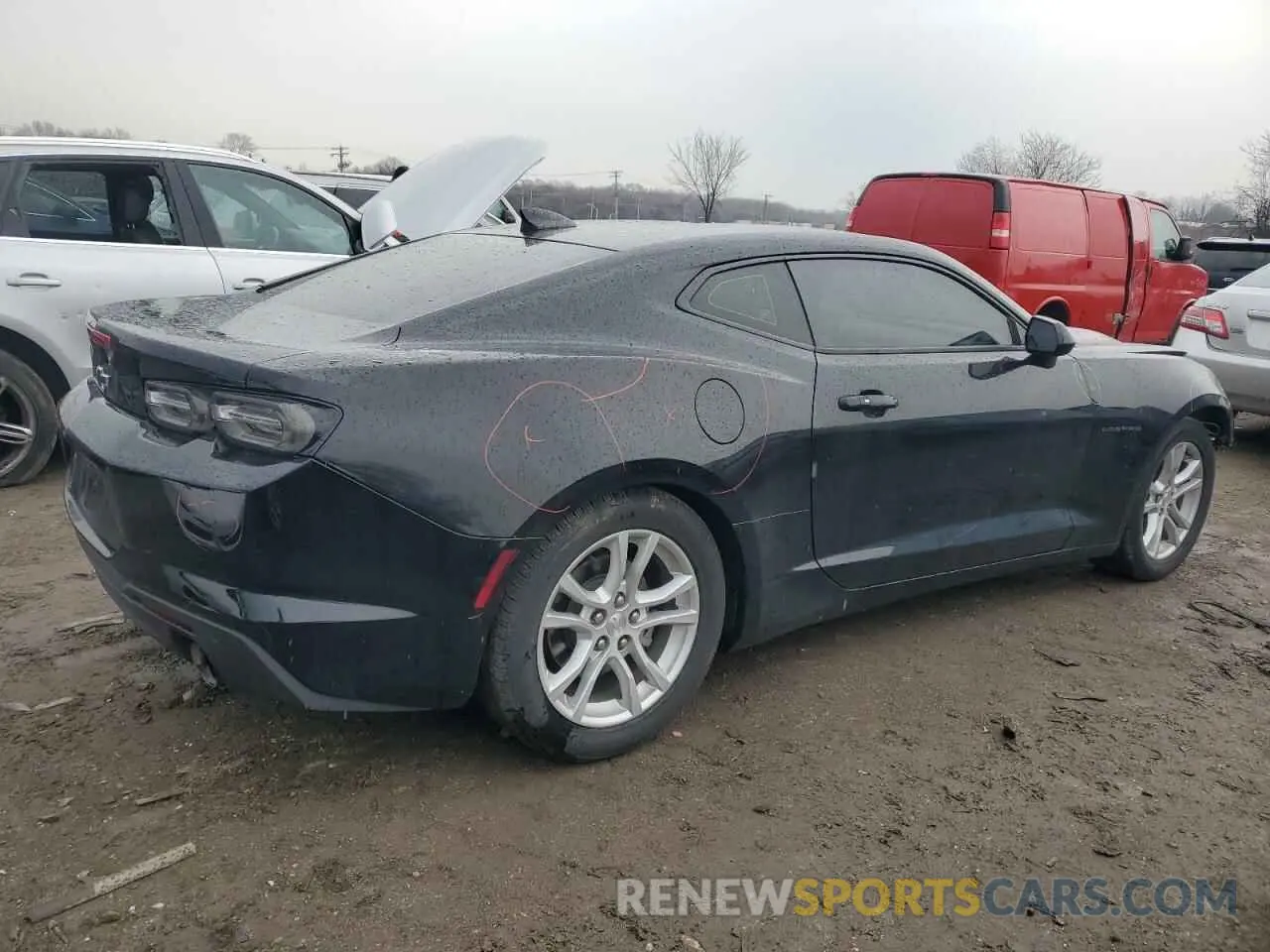 3 Photograph of a damaged car 1G1FB1RXXK0135797 CHEVROLET CAMARO 2019