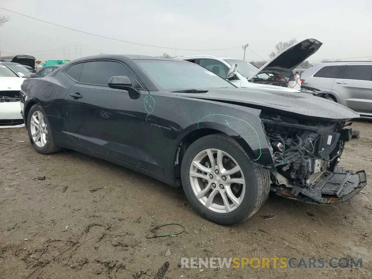 4 Photograph of a damaged car 1G1FB1RXXK0135797 CHEVROLET CAMARO 2019