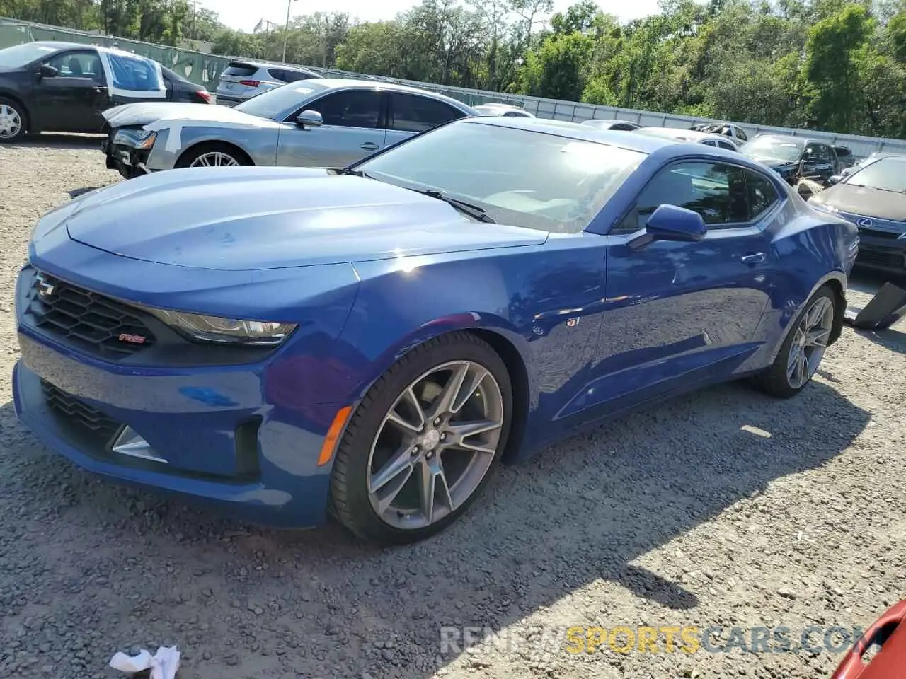 1 Photograph of a damaged car 1G1FB1RXXK0159601 CHEVROLET CAMARO 2019