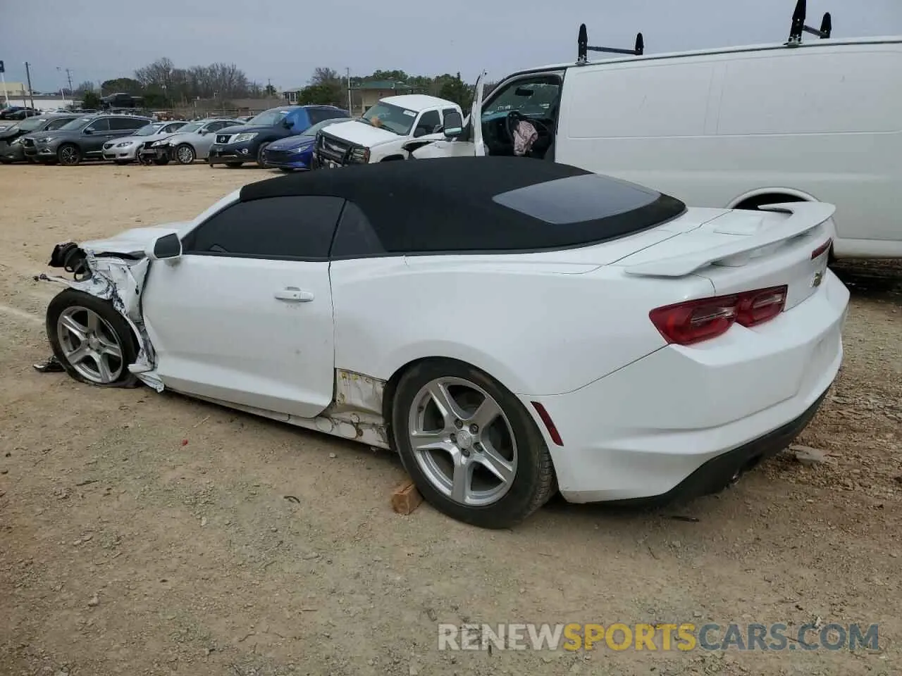 2 Photograph of a damaged car 1G1FB3DS0K0107451 CHEVROLET CAMARO 2019
