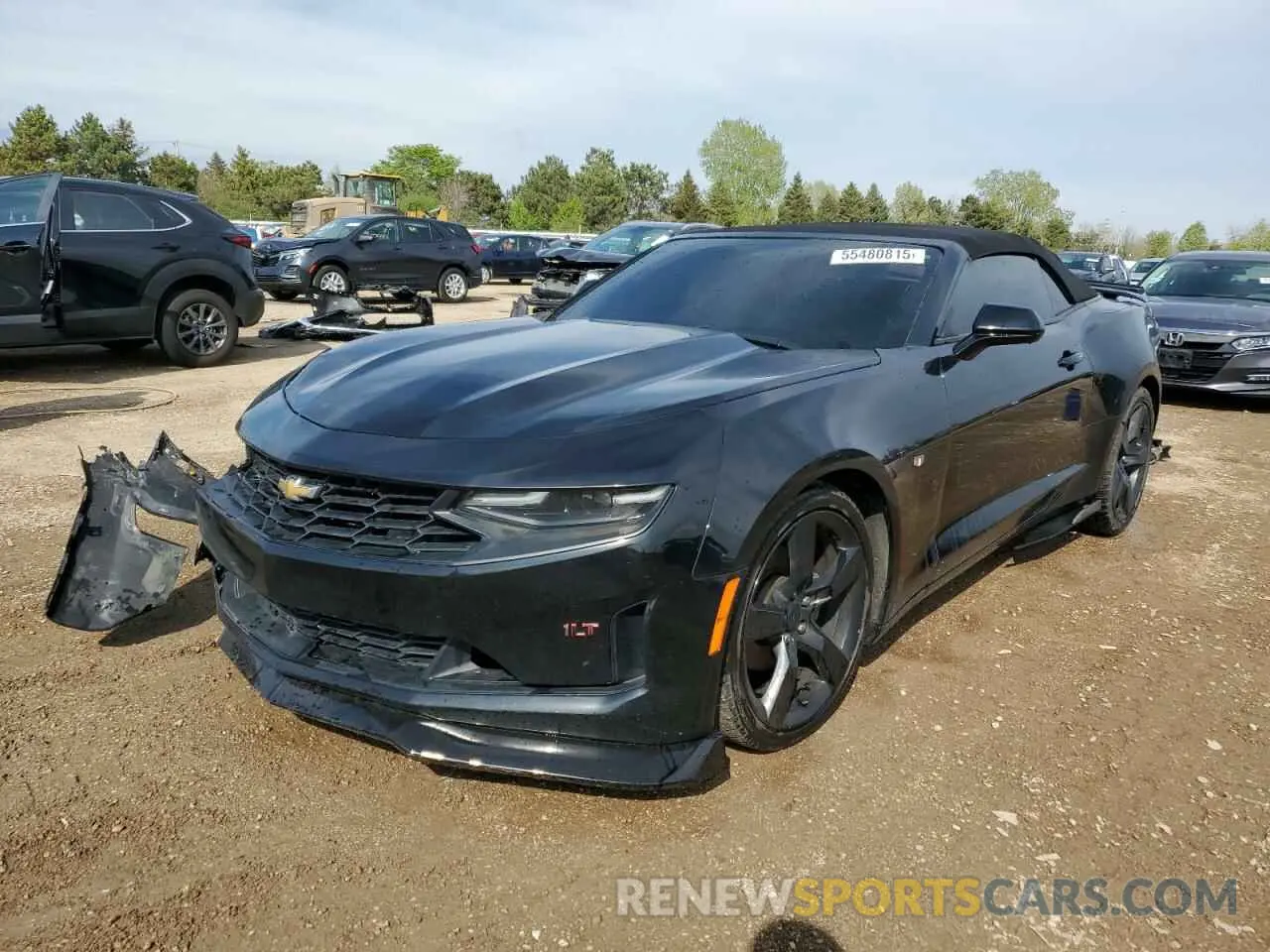 1 Photograph of a damaged car 1G1FB3DS0K0127179 CHEVROLET CAMARO 2019