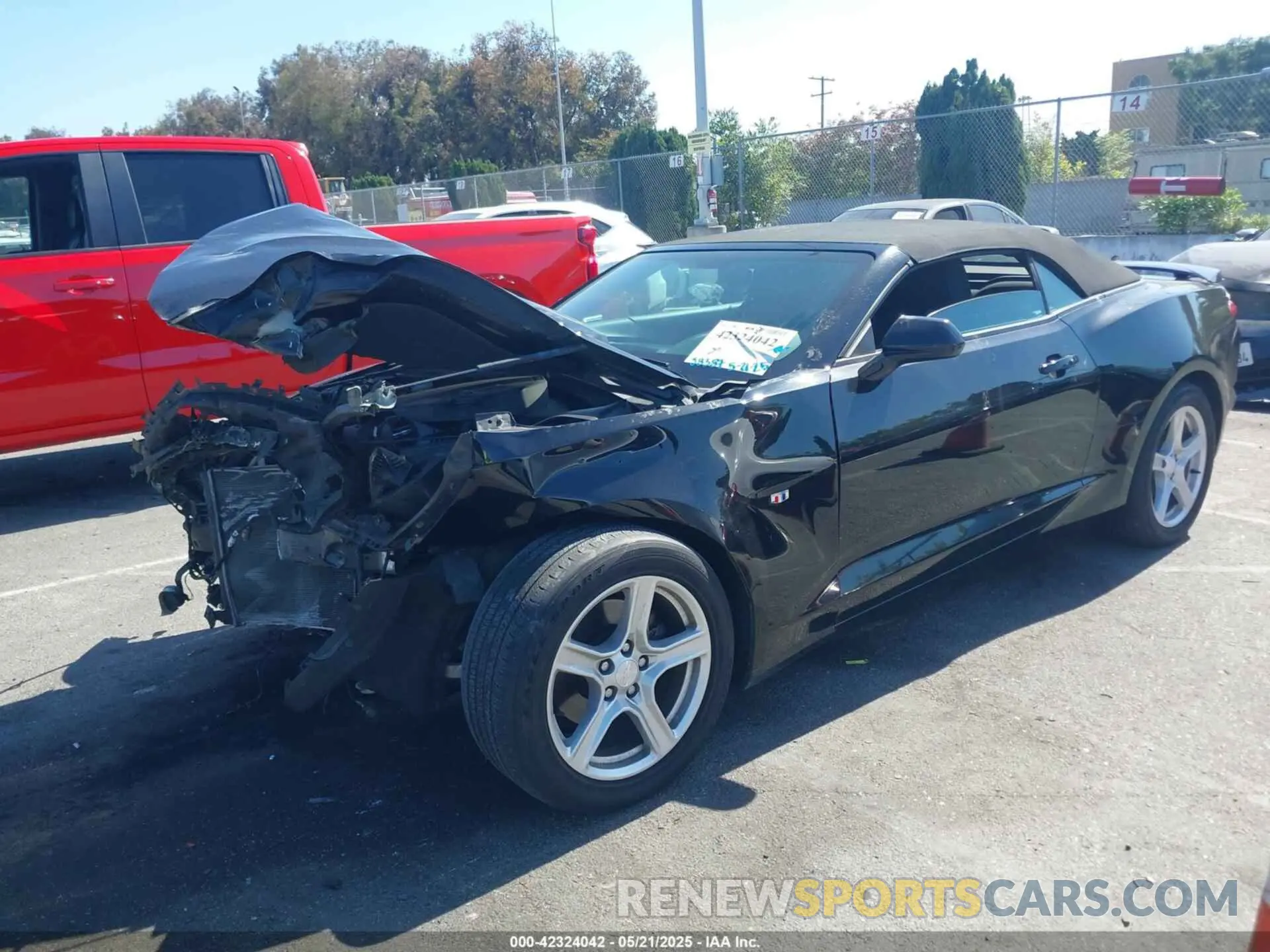 2 Photograph of a damaged car 1G1FB3DS0K0153684 CHEVROLET CAMARO 2019