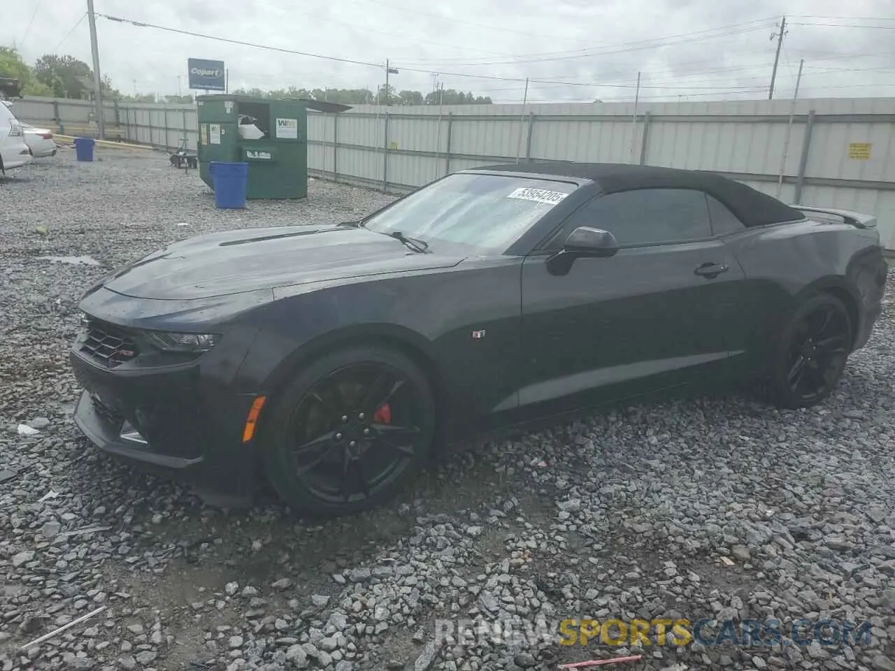 1 Photograph of a damaged car 1G1FB3DS2K0130214 CHEVROLET CAMARO 2019