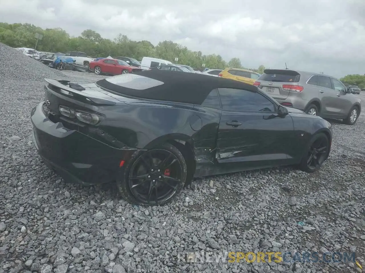 3 Photograph of a damaged car 1G1FB3DS2K0130214 CHEVROLET CAMARO 2019