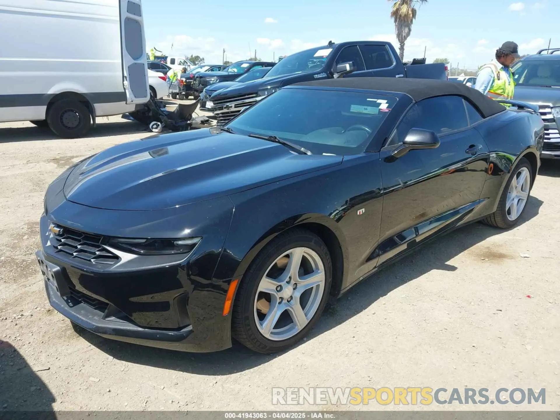 2 Photograph of a damaged car 1G1FB3DS3K0144784 CHEVROLET CAMARO 2019