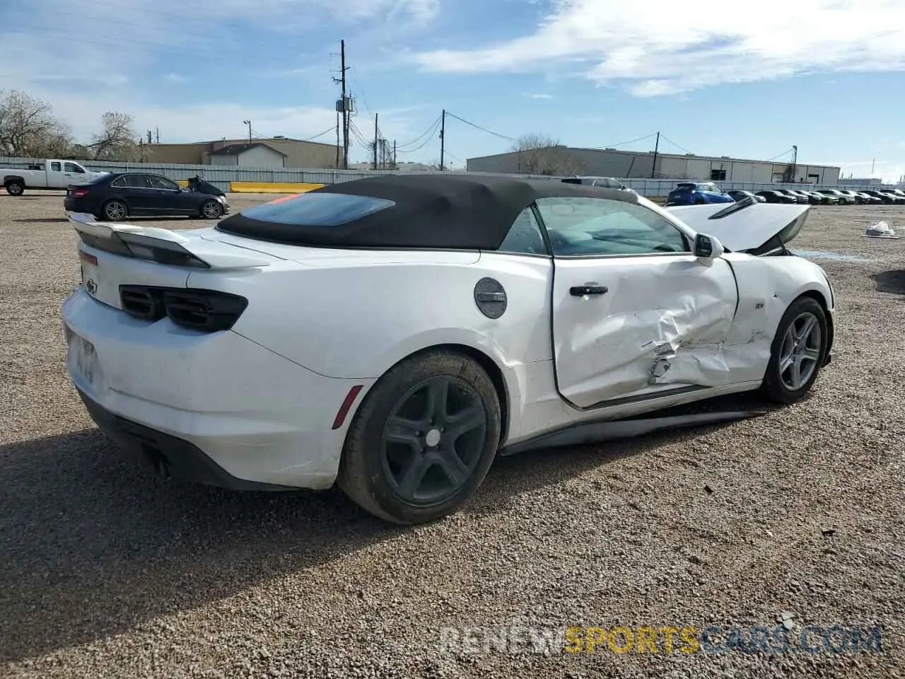 3 Photograph of a damaged car 1G1FB3DS6K0137151 CHEVROLET CAMARO 2019