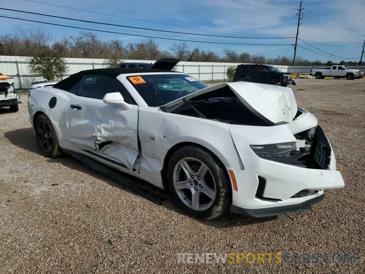 4 Photograph of a damaged car 1G1FB3DS6K0137151 CHEVROLET CAMARO 2019