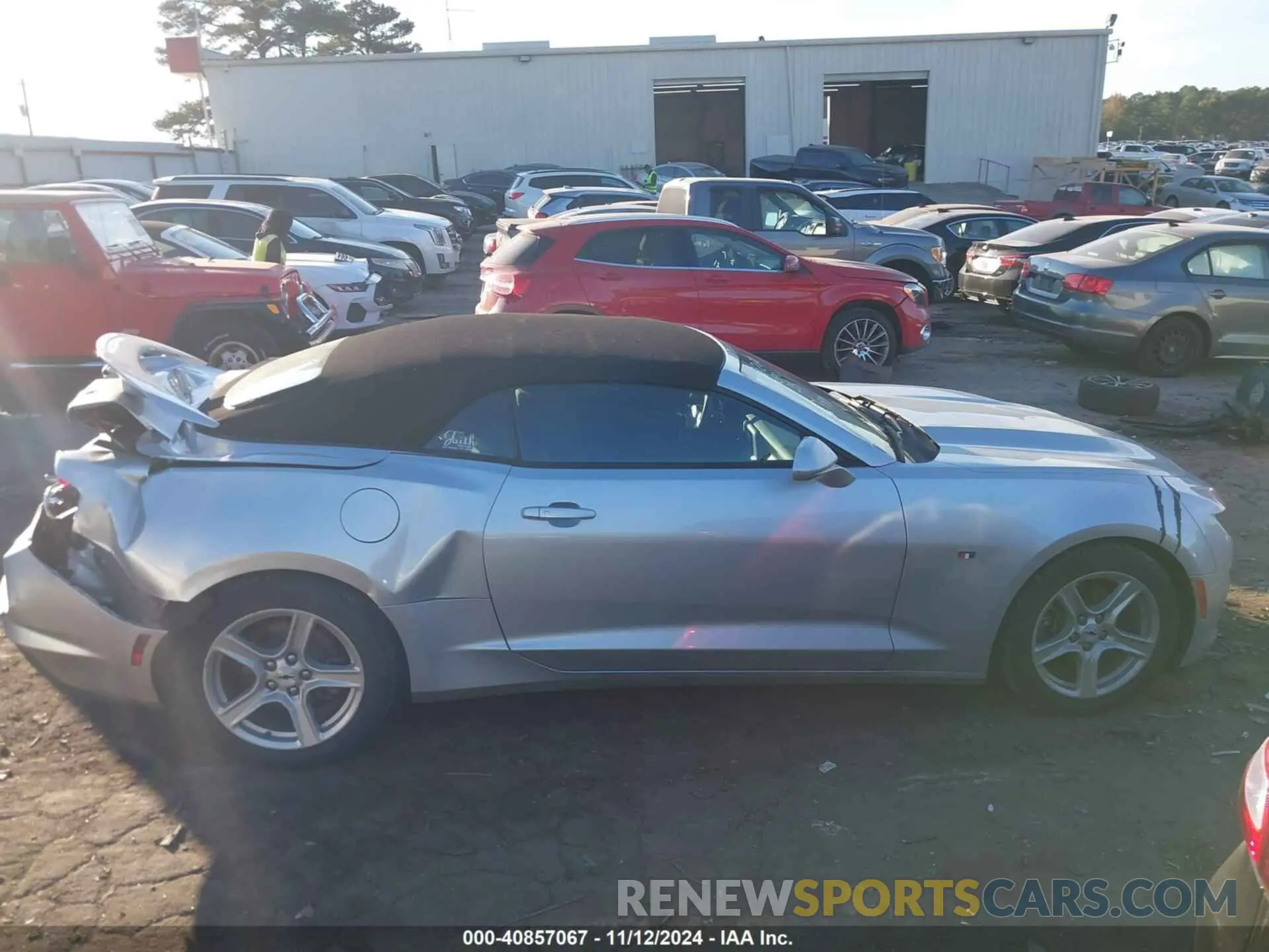 13 Photograph of a damaged car 1G1FB3DS7K0124988 CHEVROLET CAMARO 2019