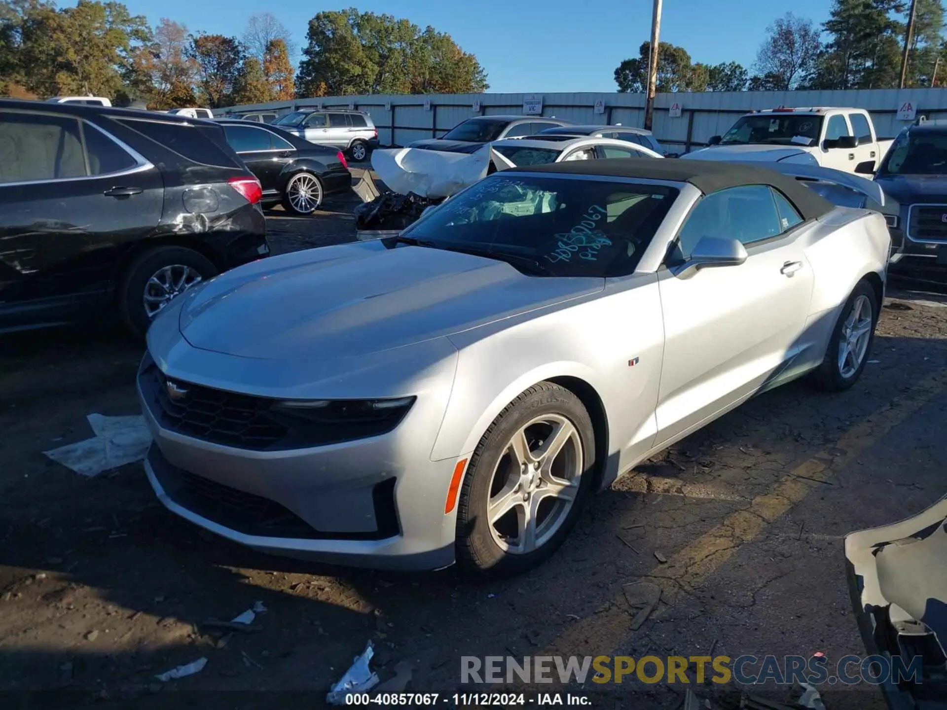 2 Photograph of a damaged car 1G1FB3DS7K0124988 CHEVROLET CAMARO 2019