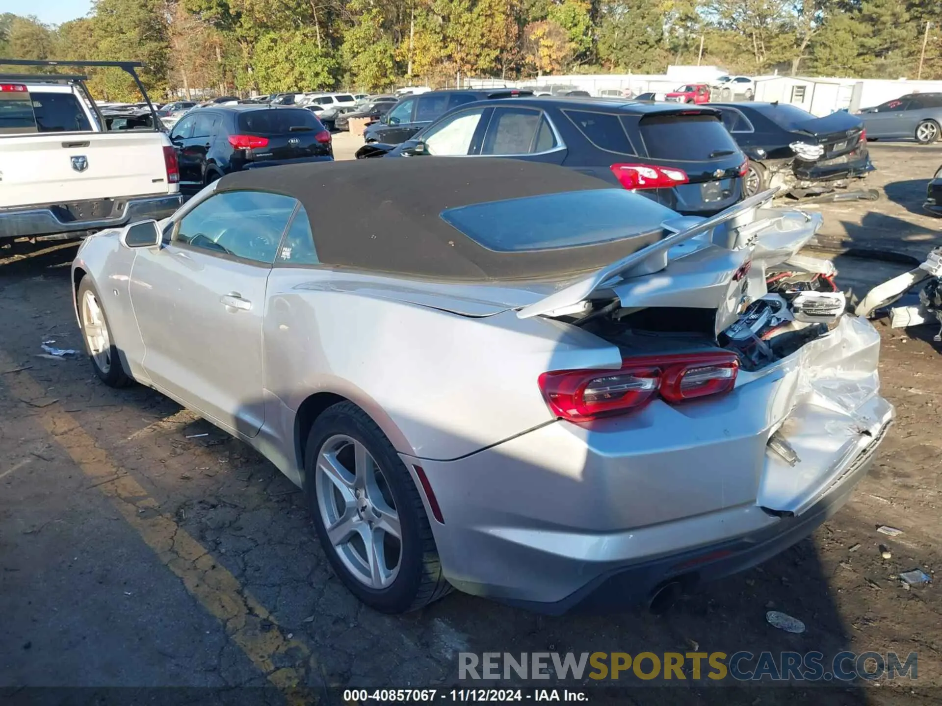 3 Photograph of a damaged car 1G1FB3DS7K0124988 CHEVROLET CAMARO 2019