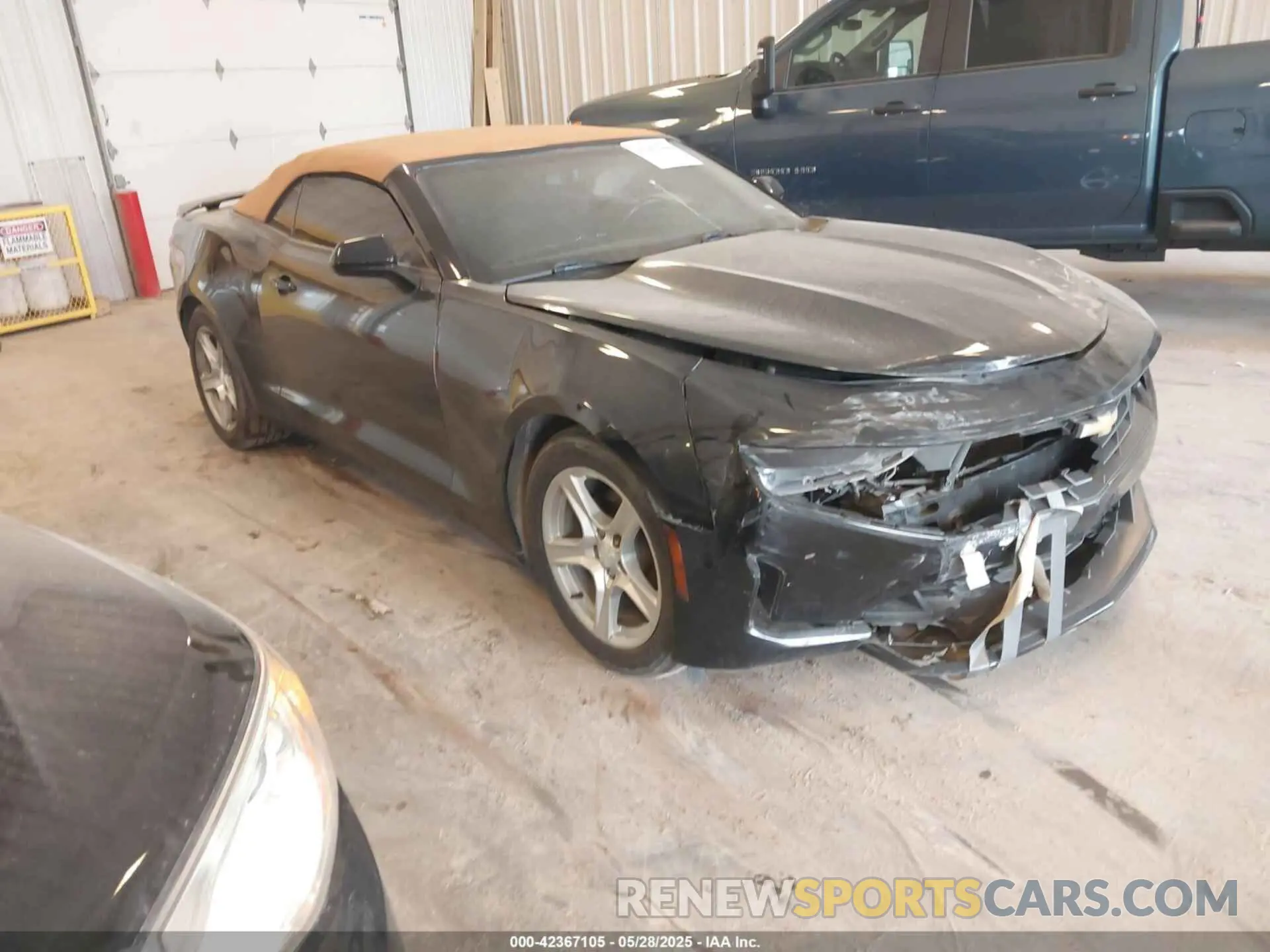 1 Photograph of a damaged car 1G1FB3DS8K0109447 CHEVROLET CAMARO 2019