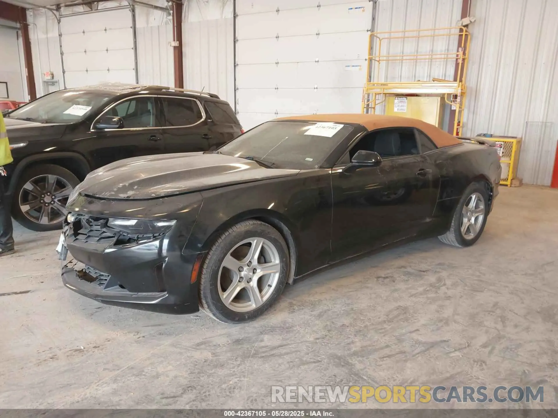 2 Photograph of a damaged car 1G1FB3DS8K0109447 CHEVROLET CAMARO 2019