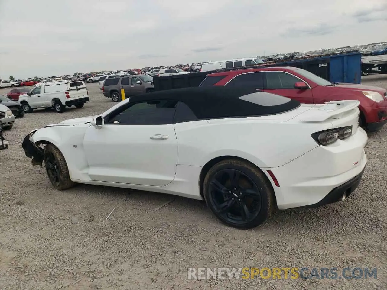 2 Photograph of a damaged car 1G1FB3DS8K0129665 CHEVROLET CAMARO 2019
