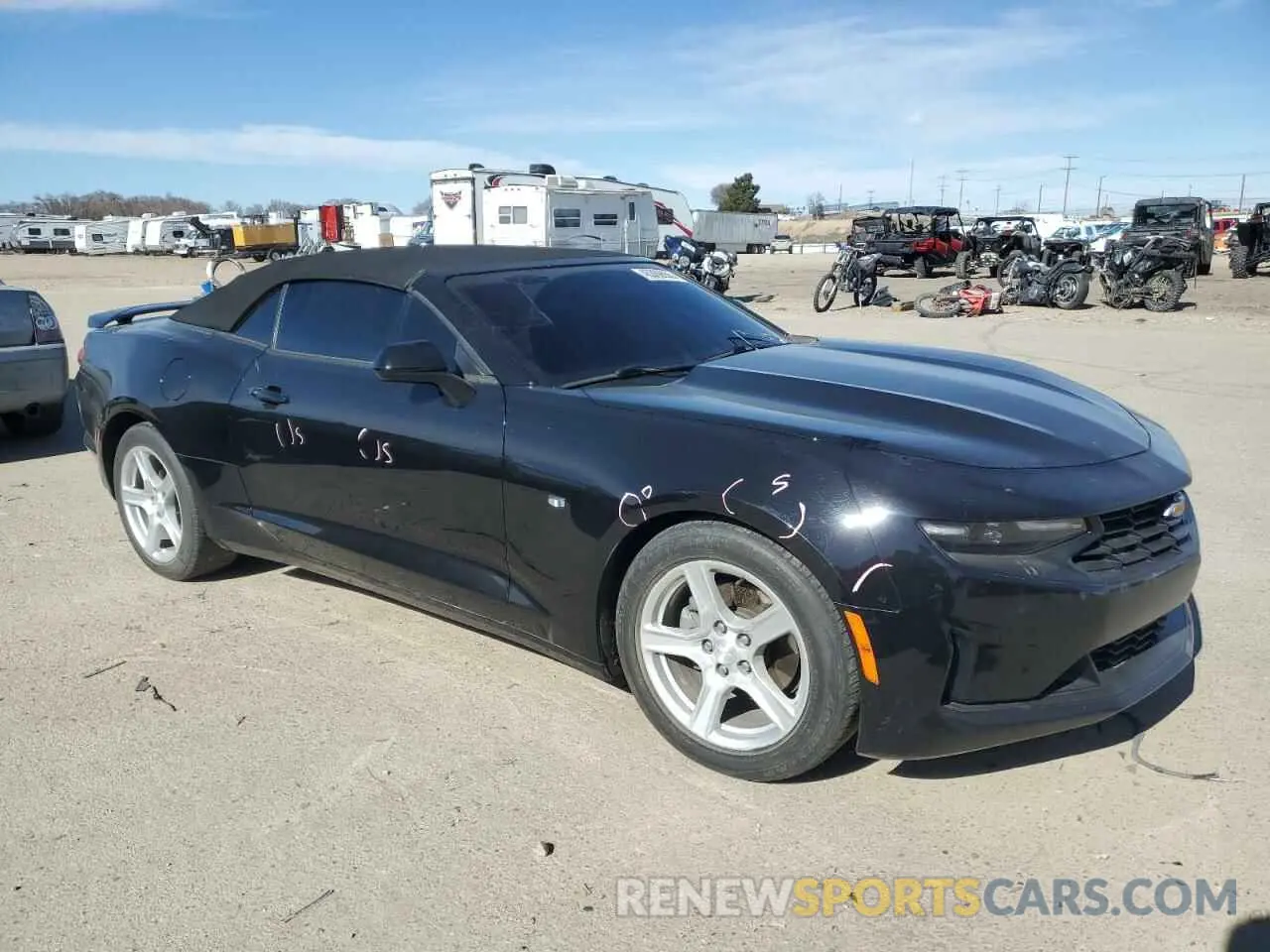 4 Photograph of a damaged car 1G1FB3DS8K0148006 CHEVROLET CAMARO 2019