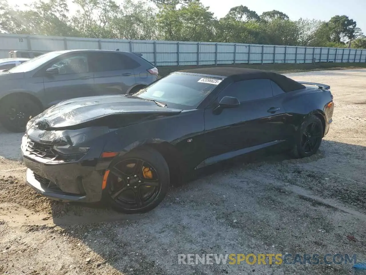 1 Photograph of a damaged car 1G1FB3DS9K0120019 CHEVROLET CAMARO 2019