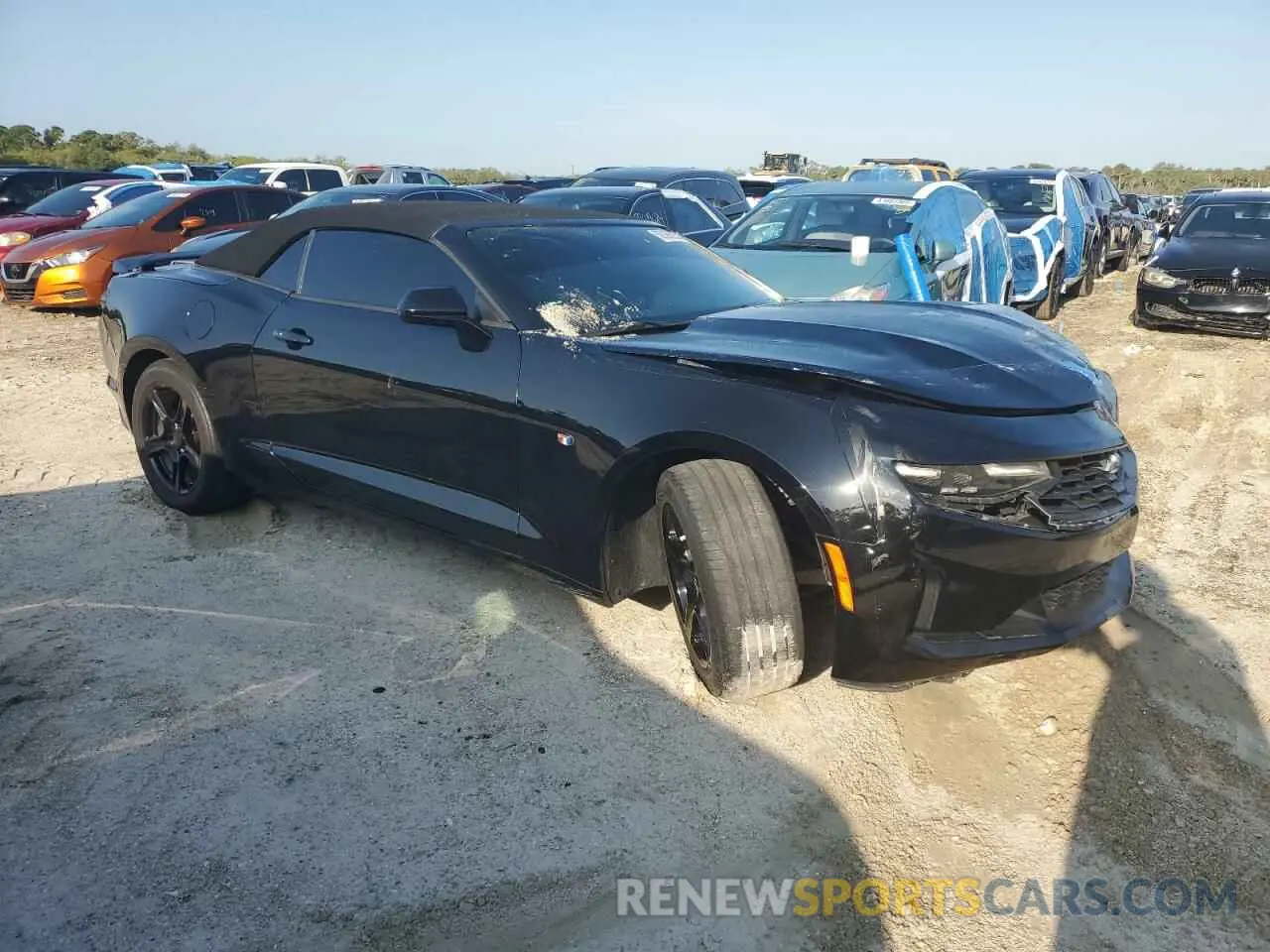 4 Photograph of a damaged car 1G1FB3DS9K0120019 CHEVROLET CAMARO 2019