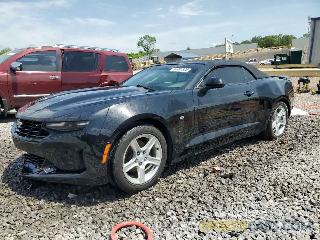 1 Photograph of a damaged car 1G1FB3DSXK0120059 CHEVROLET CAMARO 2019