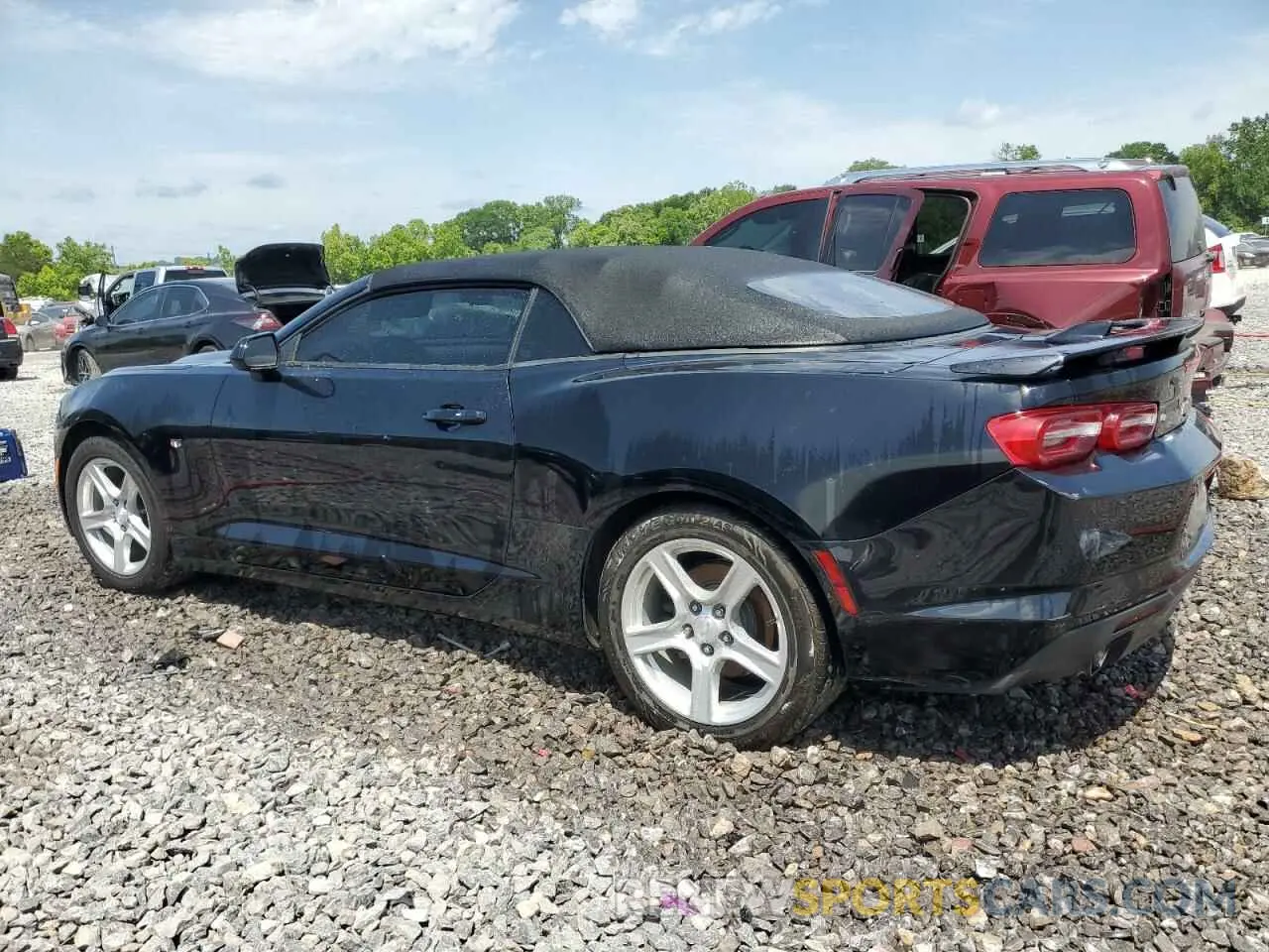 2 Photograph of a damaged car 1G1FB3DSXK0120059 CHEVROLET CAMARO 2019