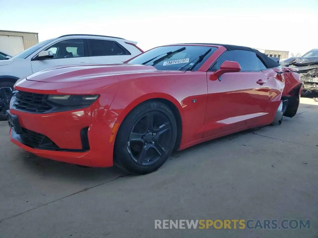 1 Photograph of a damaged car 1G1FB3DX0K0125363 CHEVROLET CAMARO 2019
