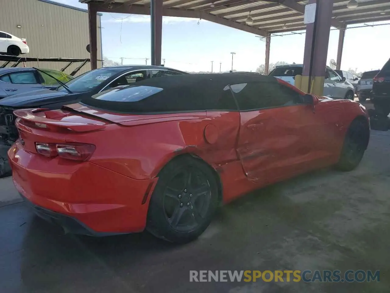 3 Photograph of a damaged car 1G1FB3DX0K0125363 CHEVROLET CAMARO 2019