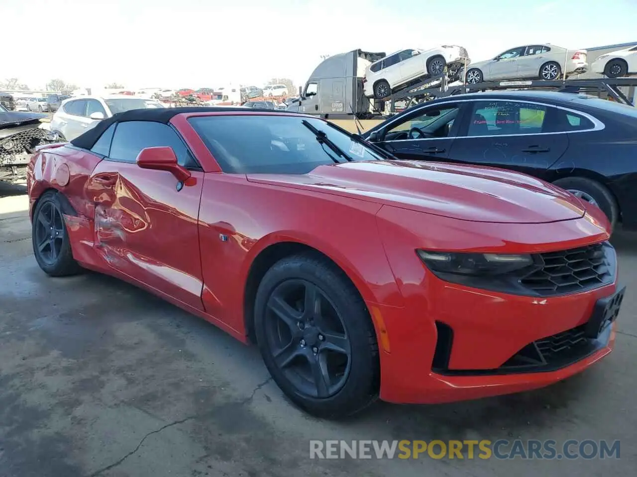 4 Photograph of a damaged car 1G1FB3DX0K0125363 CHEVROLET CAMARO 2019