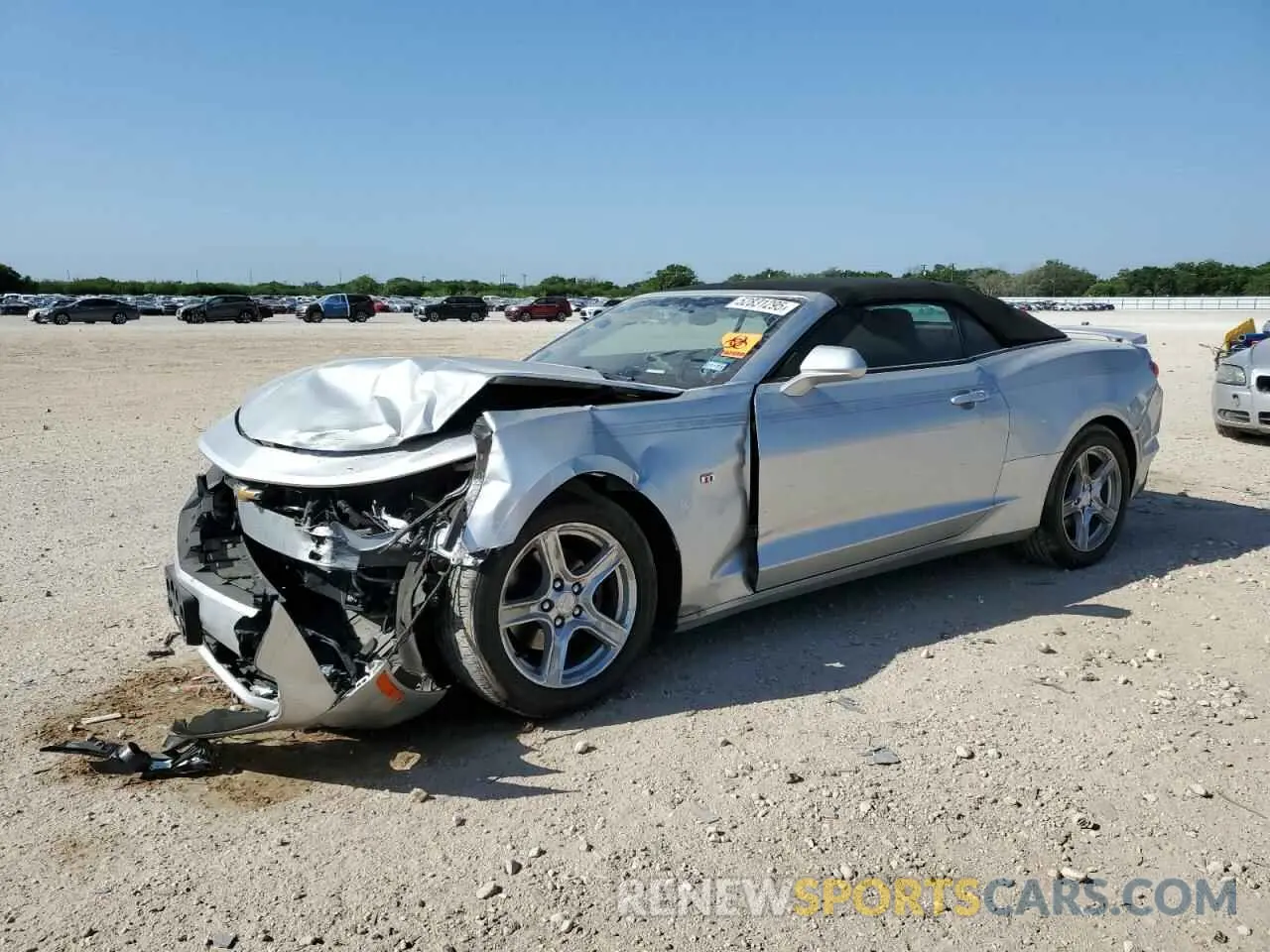1 Photograph of a damaged car 1G1FB3DX6K0108468 CHEVROLET CAMARO 2019
