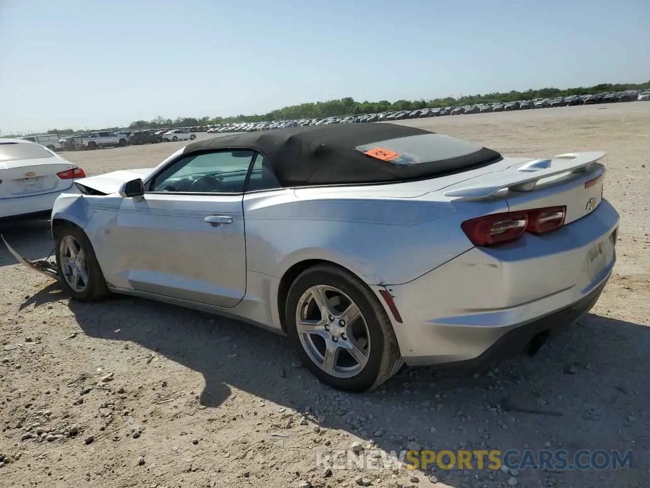 2 Photograph of a damaged car 1G1FB3DX6K0108468 CHEVROLET CAMARO 2019