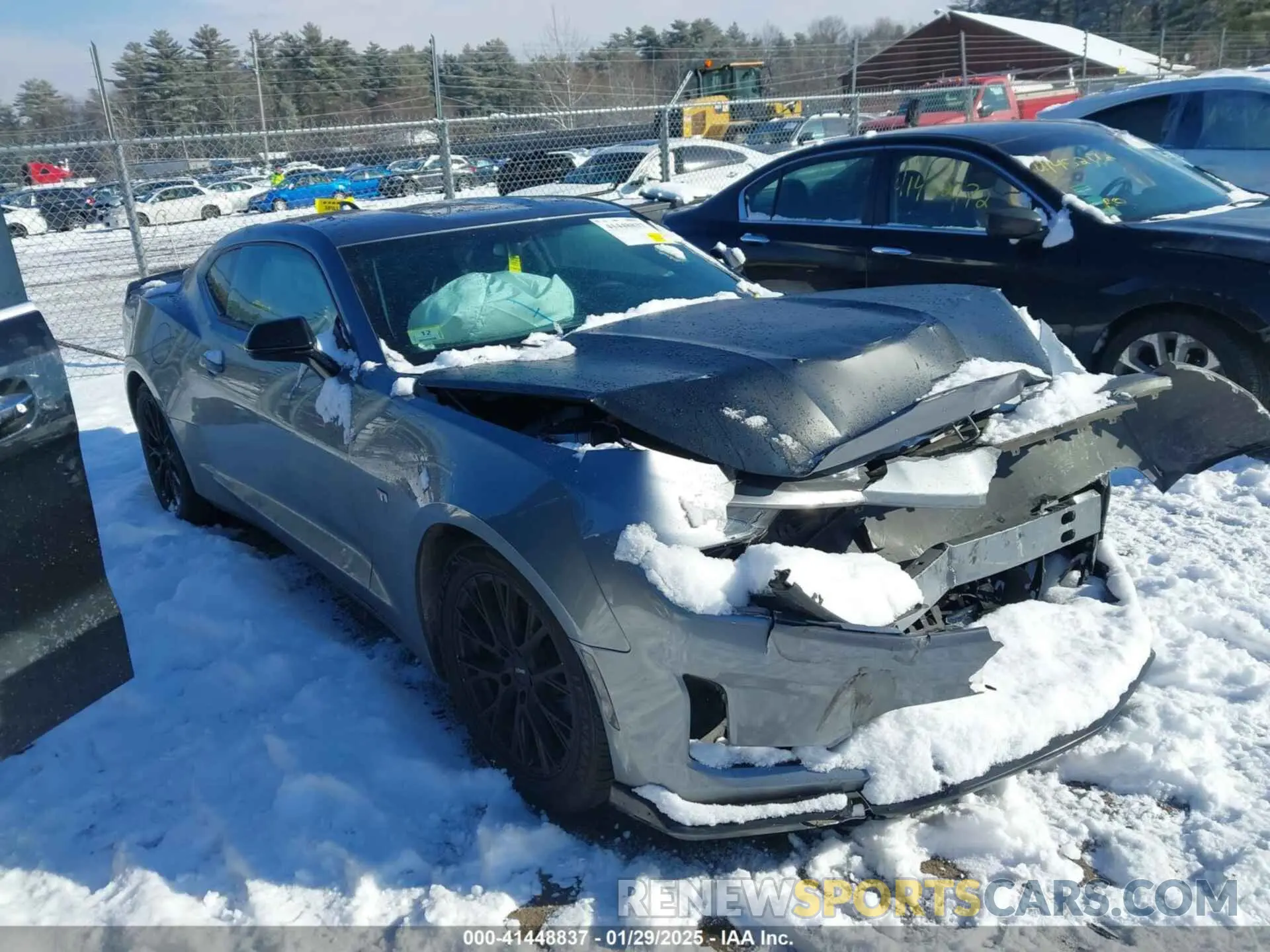 1 Photograph of a damaged car 1G1FC1RX8K0127503 CHEVROLET CAMARO 2019
