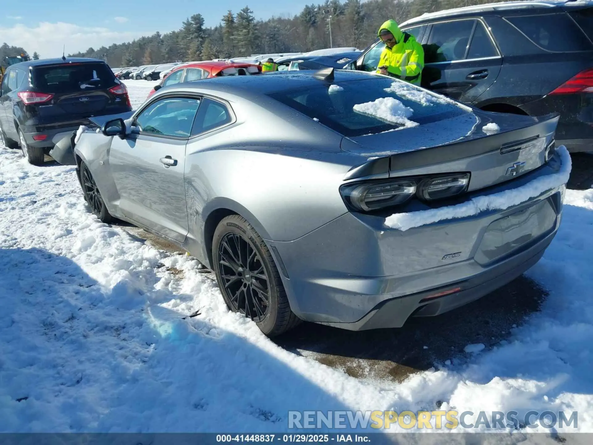 3 Photograph of a damaged car 1G1FC1RX8K0127503 CHEVROLET CAMARO 2019