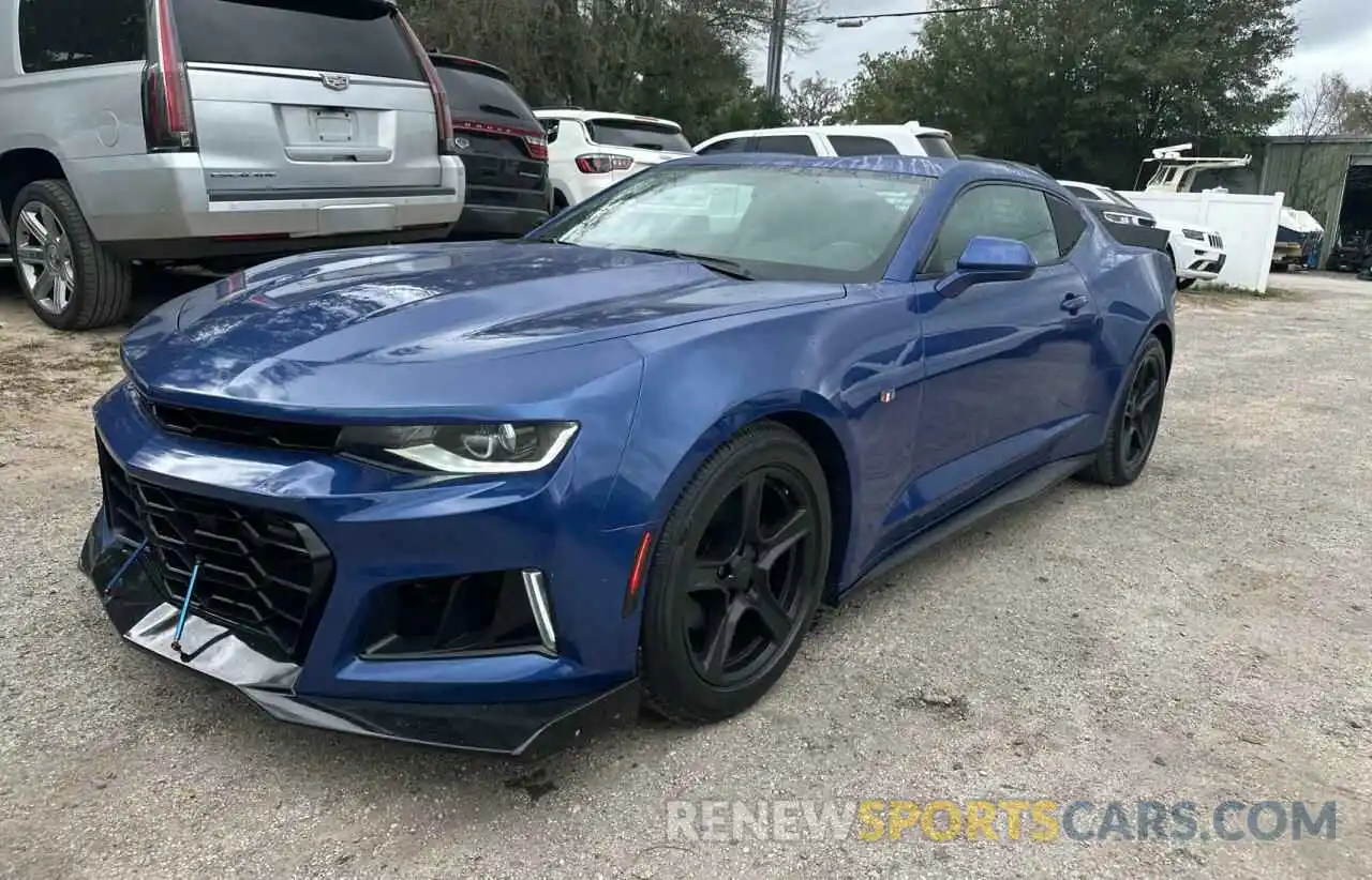 2 Photograph of a damaged car 1G1FD1RS4K0156093 CHEVROLET CAMARO 2019