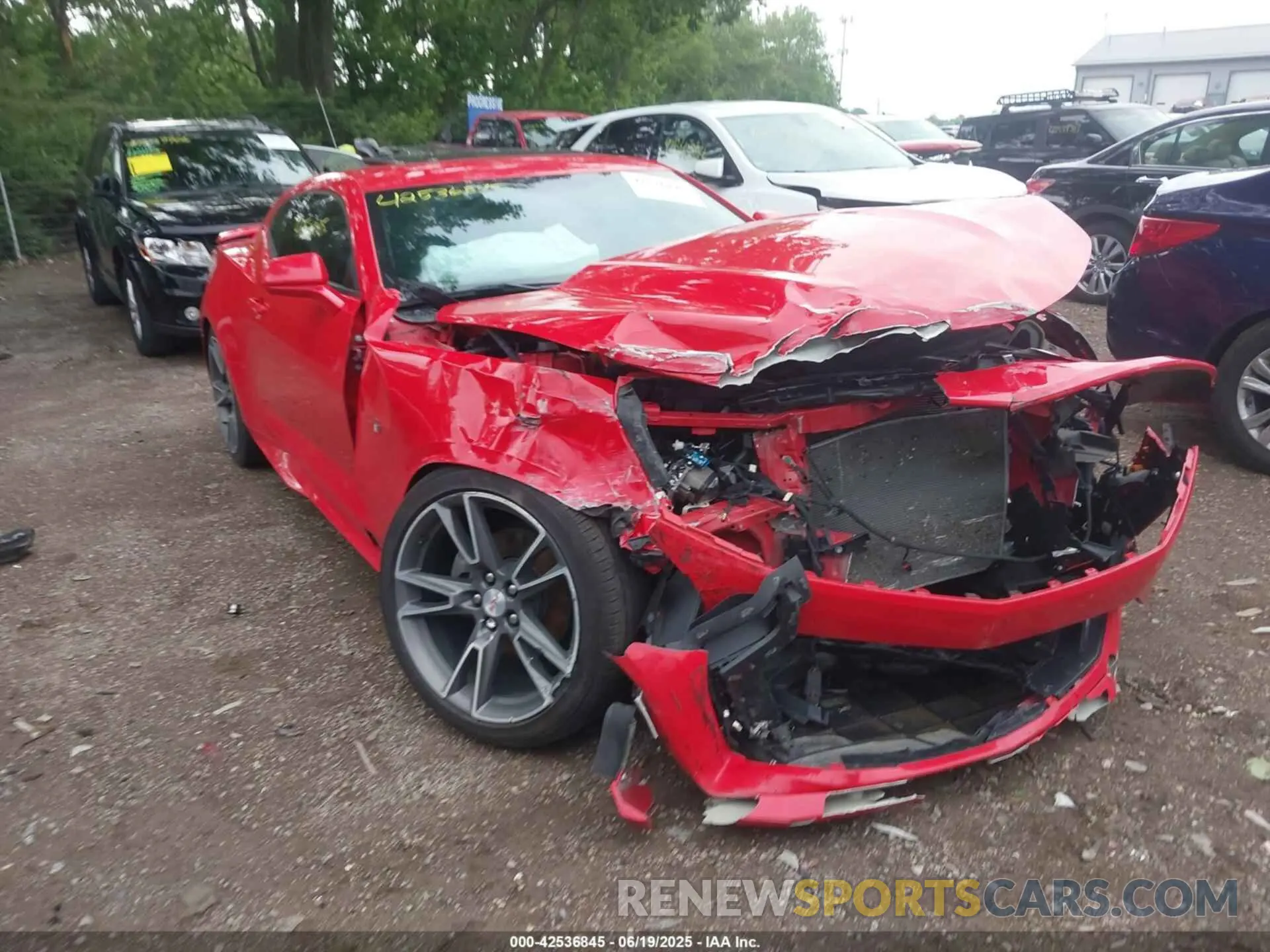 1 Photograph of a damaged car 1G1FD1RS6K0112970 CHEVROLET CAMARO 2019