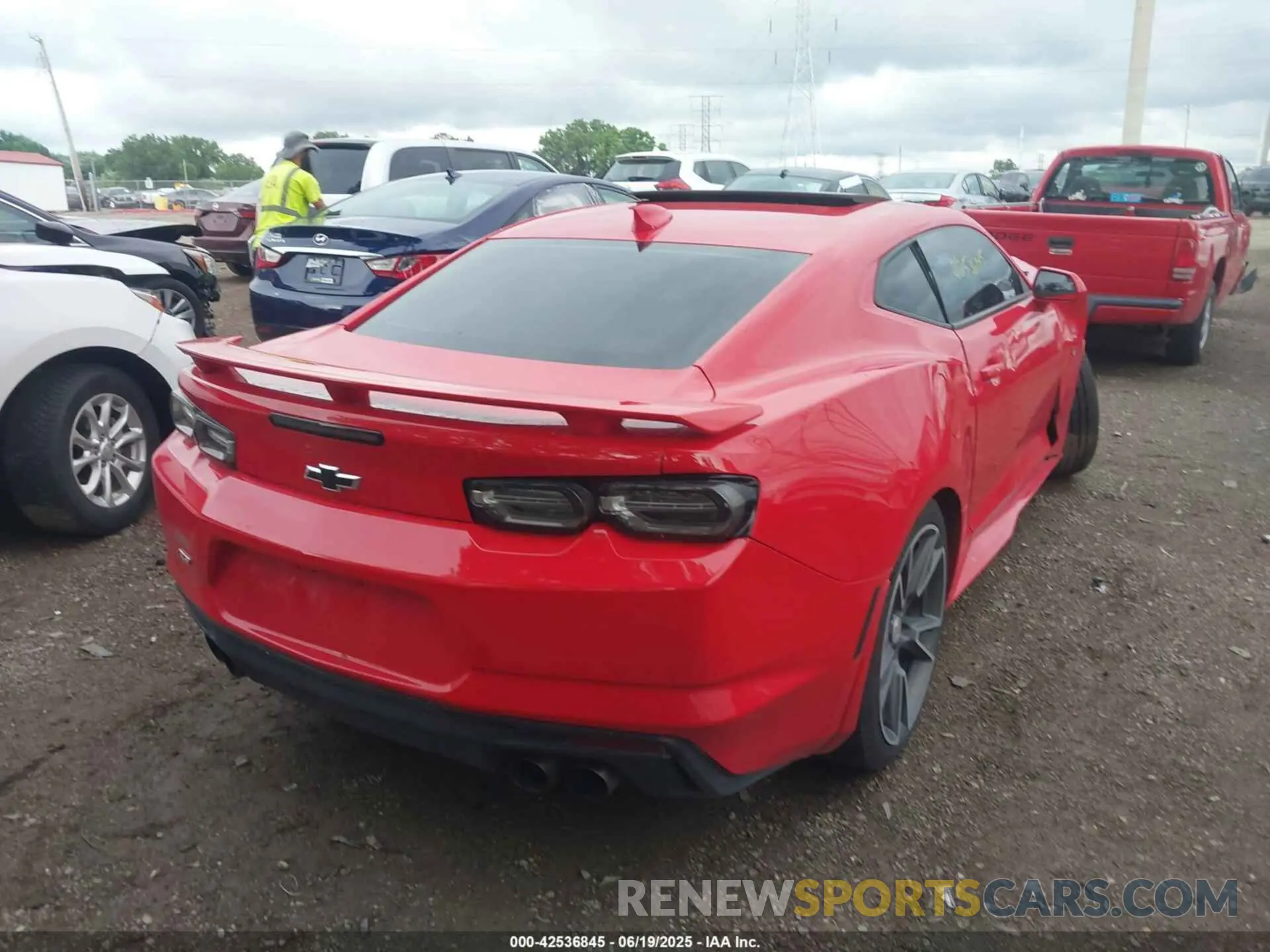 4 Photograph of a damaged car 1G1FD1RS6K0112970 CHEVROLET CAMARO 2019