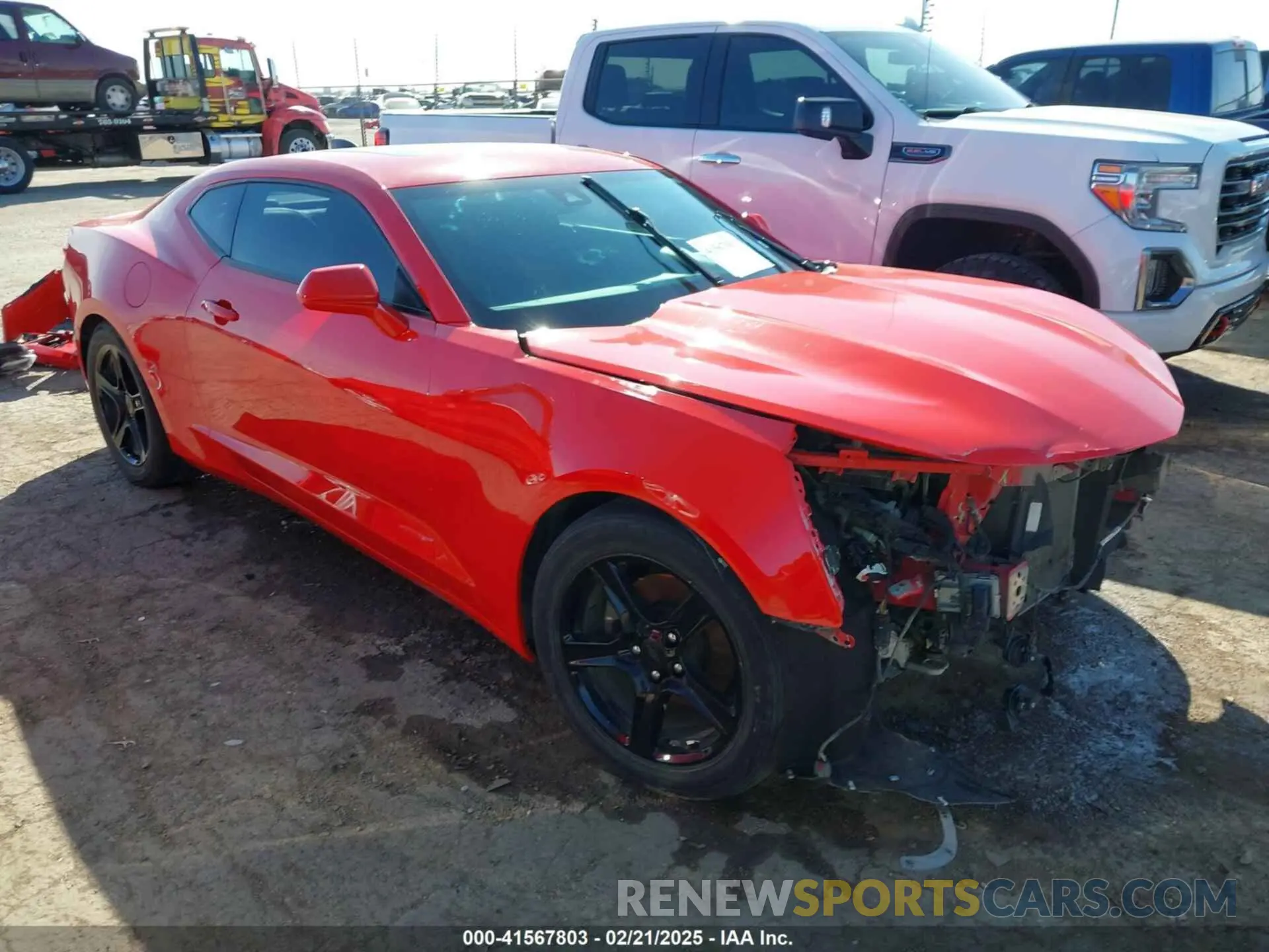 1 Photograph of a damaged car 1G1FD1RS7K0106580 CHEVROLET CAMARO 2019