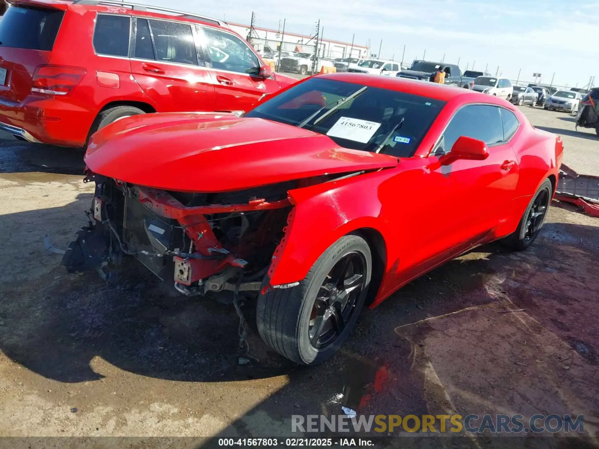 2 Photograph of a damaged car 1G1FD1RS7K0106580 CHEVROLET CAMARO 2019